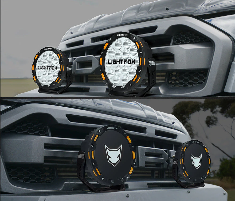 Lightfox 7-Inch LED Driving Lights – Pair | 12,603 Lumens | 1Lux @ 816m - Image 6