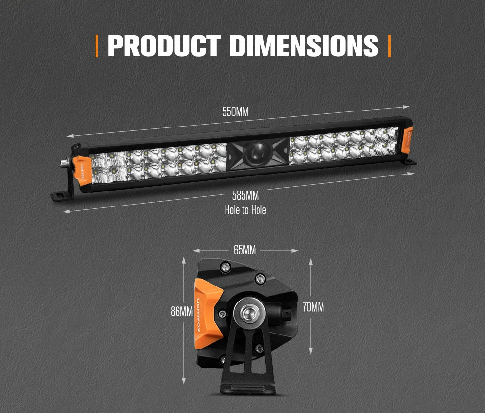 Lightfox Rigel Series 22inch Osram Laser LED Light Bar 1Lux @ 1,016m | 9,650 Lumens - Image 5