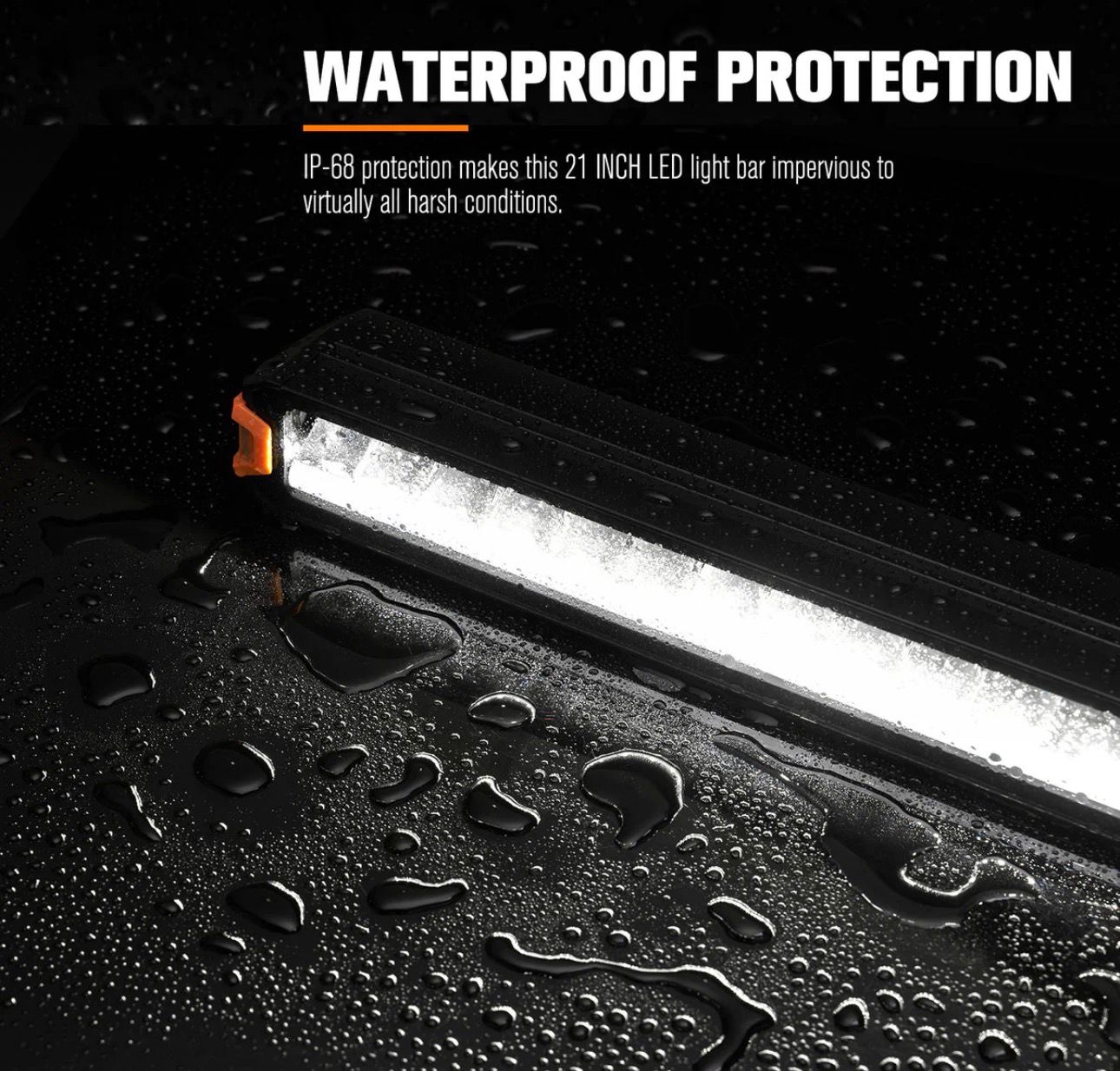 Lightfox 21” LED Light Bar – 12,100 Lumens | 1 Lux @ 575m | IP68 - Image 3