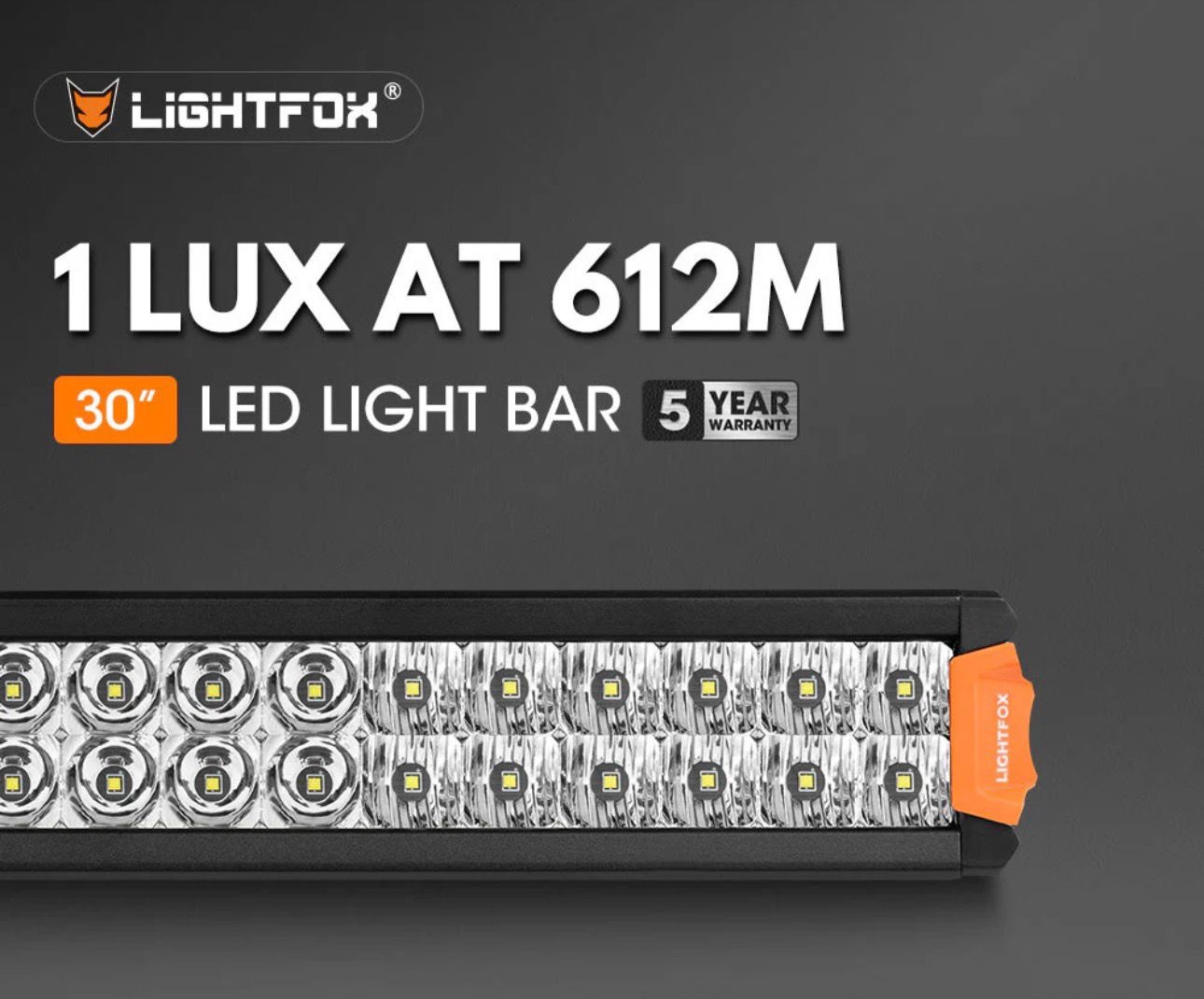 Lightfox Rigel Series 30inch Osram LED Light Bar 1Lux @ 612m | 22,644 Lumens - Image 2