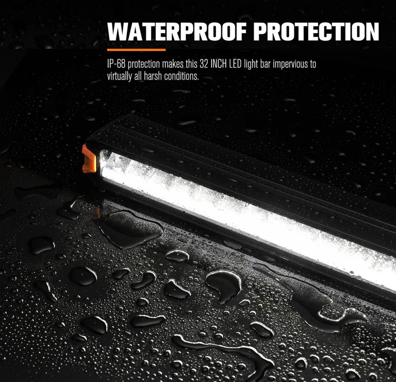 Lightfox 32” LED Light Bar – 15,950 Lumens | 1 Lux @ 675m | IP68 - Image 2