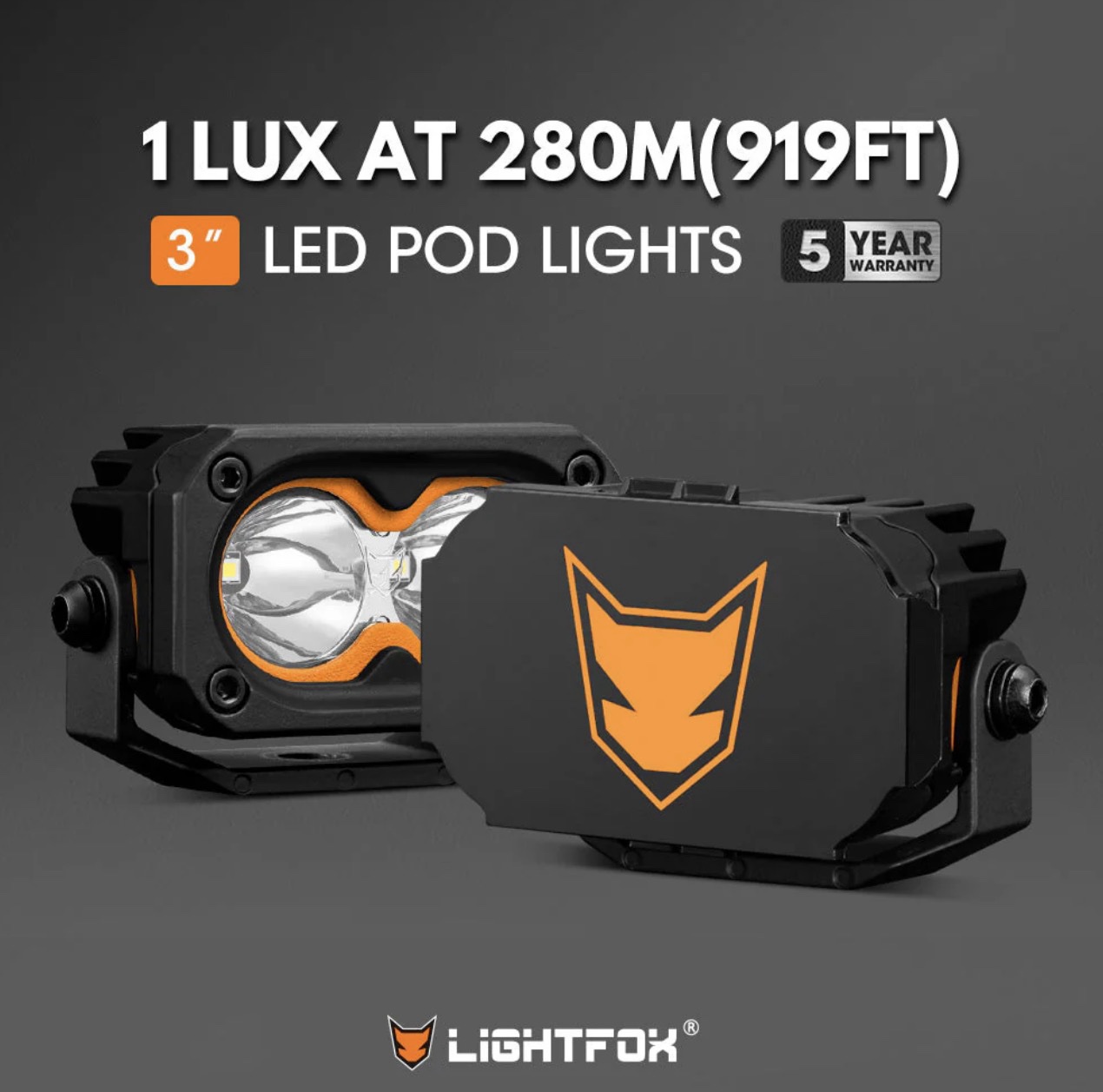 Lightfox Cygnus-2 3-Inch LED Work Light – 2,026 Lumens - Image 2