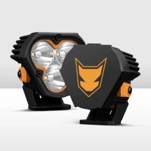 Lightfox Cygnus-3 3-Inch LED Pod Lights – Pair | 3,236 Lumens | 1Lux @ 360m