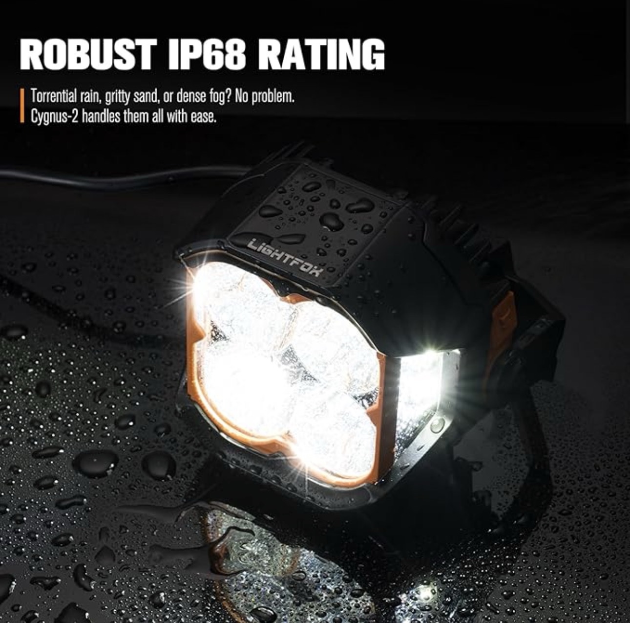 Lightfox Cygnus Pro 5-Inch LED Pod Lights with Side Shooters – Pair | 7,225 Lumens | 1Lux @ 400m - Image 2