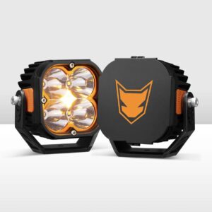 Lightfox Cygnus 5-Inch OSRAM LED Pod Lights – Pair | 14,106 Lumens | 1Lux @ 651m