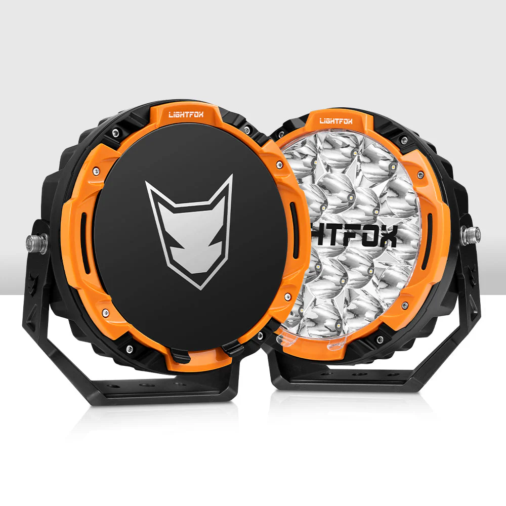 Lightfox | 7inch LED Driving Light 1Lux@5,512ft/1,680m IP68 13,600 Lumens