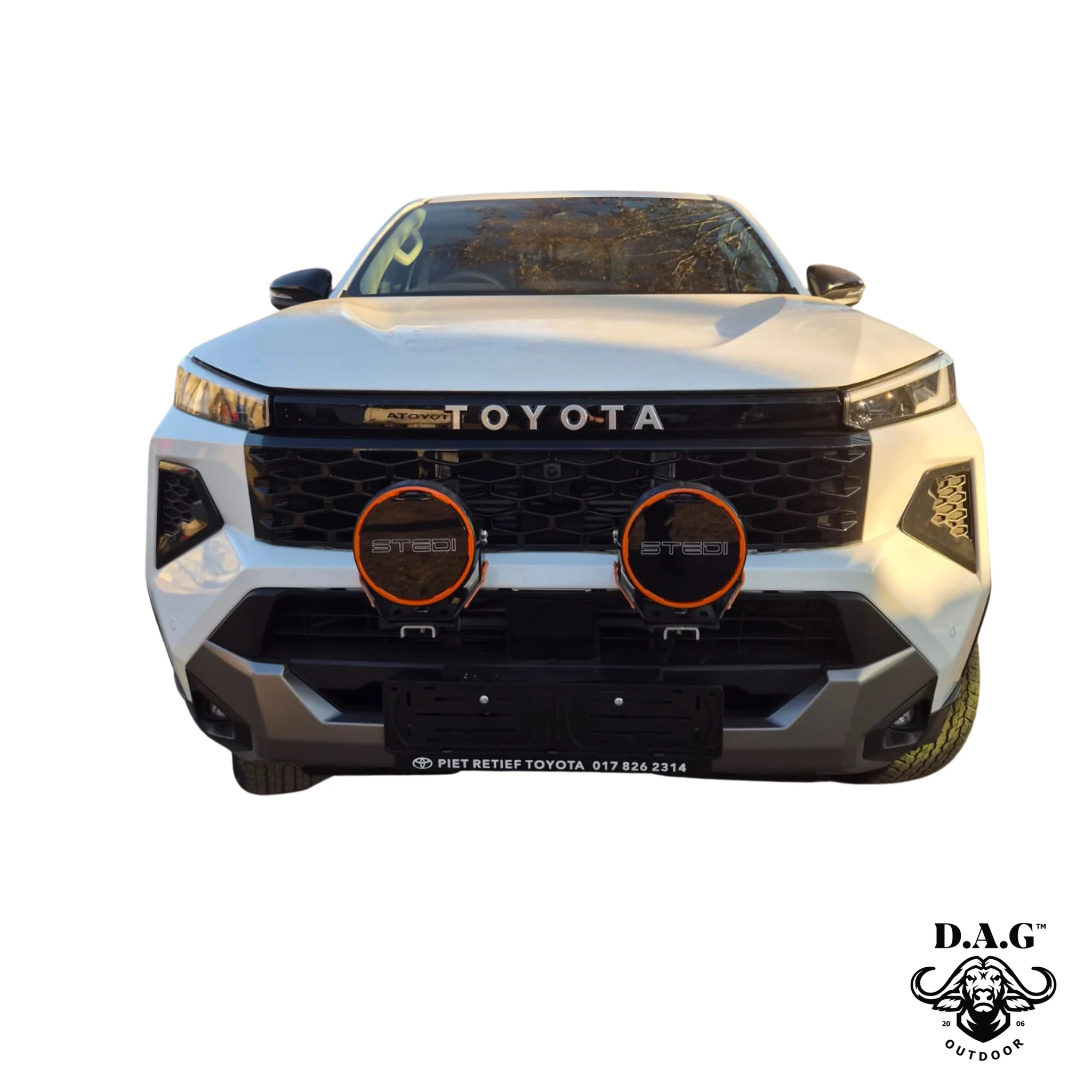 D.A.G Toyota Hilux Revo (2016–Current) Behind Bumper Spotlight Brackets - Image 3