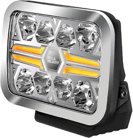 Hella ValueFit Blade Rectangular 9" Chrome LED Spot Light single - Image 2
