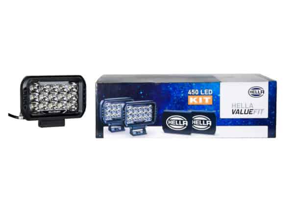 Hella ValueFit 450 LED Set ECE Approved – 2 Spotlights with Wiring Harness - Image 3