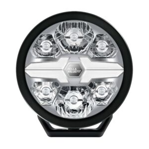 Hella ValueFit Blade 9" Round Black LED Spot Light Single