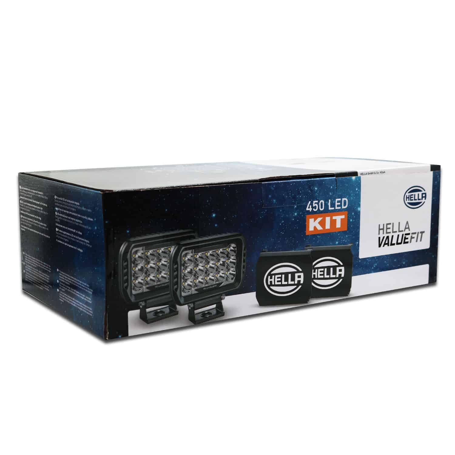 Hella ValueFit 450 LED Set ECE Approved – 2 Spotlights with Wiring Harness - Image 6
